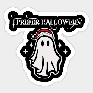 I Prefer Halloween Sticker